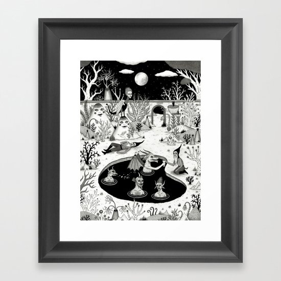The Pool Framed Art Print