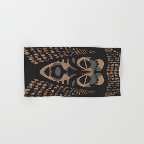 African Tribal Mask No. 1 Hand & Bath Towel