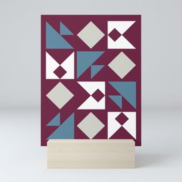 Classic triangle modern composition 17 Mini Art Print