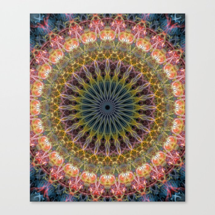 Pretty Detailed Mandala Canvas Print by jaroslawblaminsky