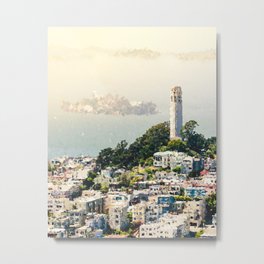 San Francisco Metal Print | Pattern, Abstract, Pop Art, Architecture 