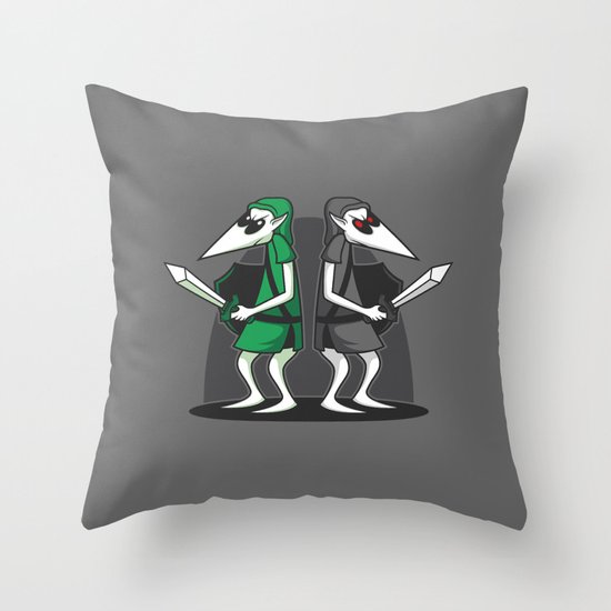 Link Vs Link Throw Pillow