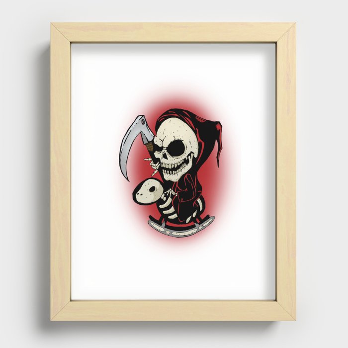 Baby Death Recessed Framed Print