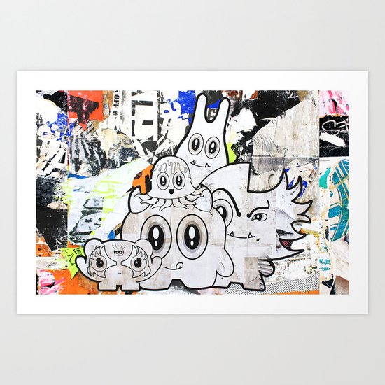Sugar Monsters Art Print