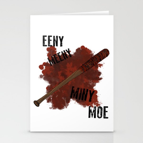 The Walking Dead Eeny Meeny Miny Moe Stationery Cards By