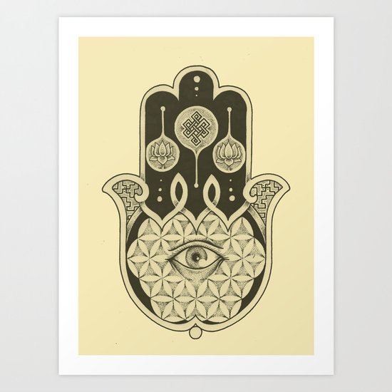 Hamsa Art Print