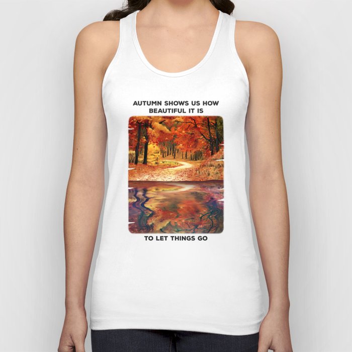 Nature is most colorful in Autumn Tank Top