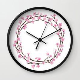Cherry Blossom  Wall Clock