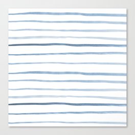 Light Blue Stripes Canvas Print