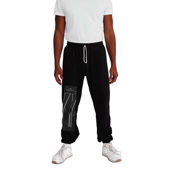 Breech Loading Fire Arm 1819 Patent Sweatpants