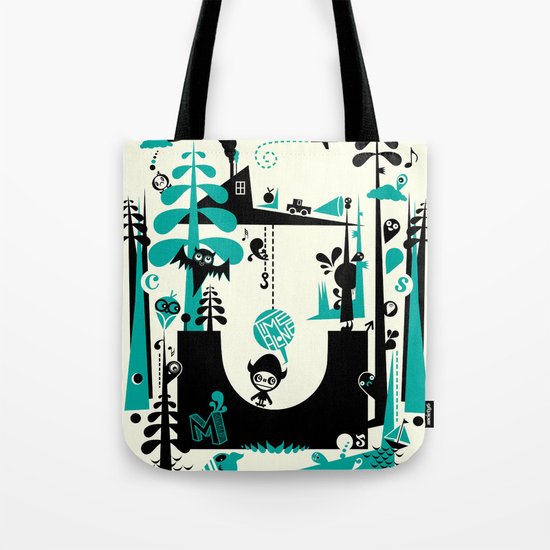 Time Alone Tote Bag