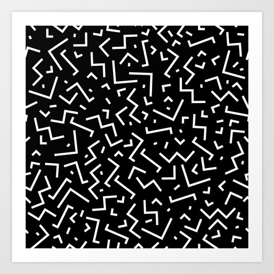 Memphis pattern 31 Art Print