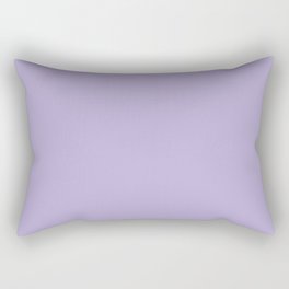 Stay Sweet Solid Purple Rectangular Pillow