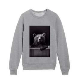 Bath Time for Bear Kids Crewneck