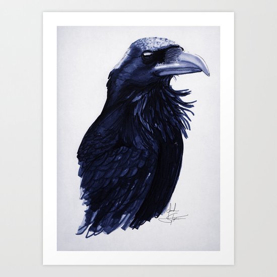 .Raven Art Print