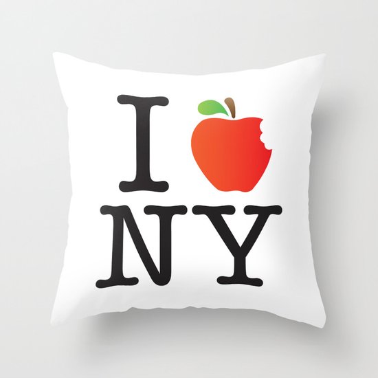 The Big Apple Throw Pillow