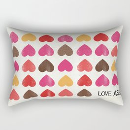 LOVE ASS Rectangular Pillow
