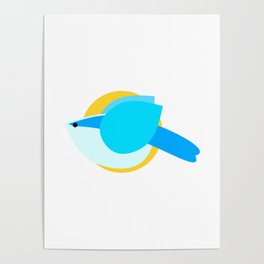 Bird in Flight Poster