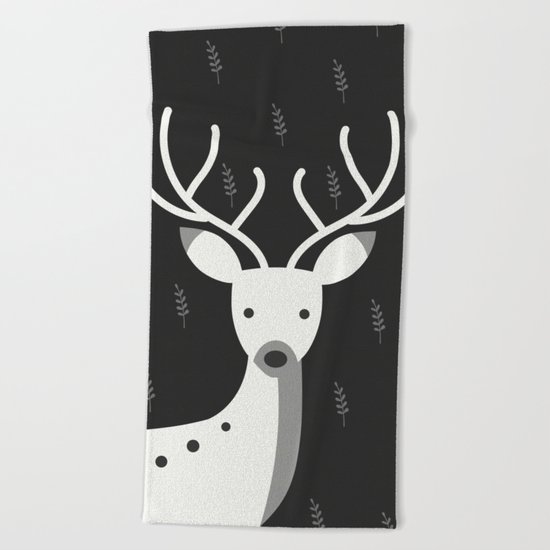 DEER 2 Beach Towel