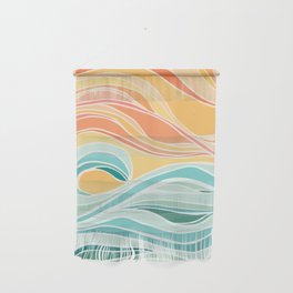 Sea and Sky Abstract Landscape Wall Hanging