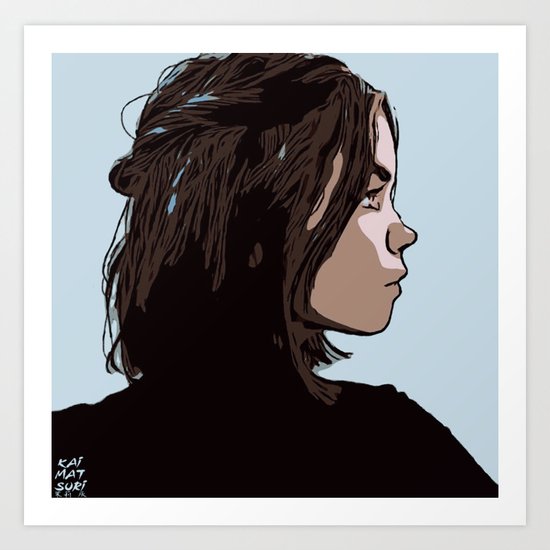 Blue Pretty Girl Profile Portrait Digital Art Vector Illustration Art Print By Kaimatsuri Society6,Paisajes Fondos De Pantalla Full Hd 4k