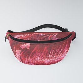 Trout Attack In Red Fanny Pack