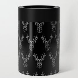 Deer Line Minimalist - Reindeer Geometric Animal Pattern Can Cooler