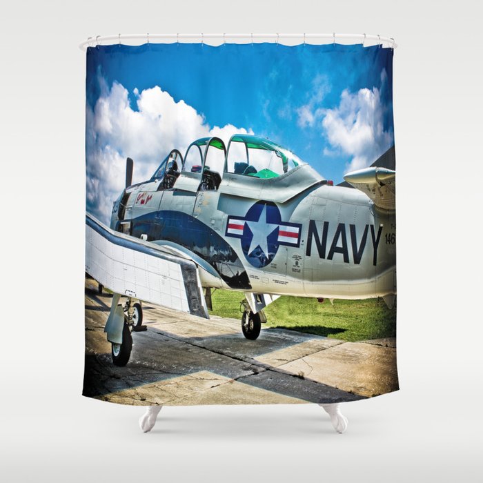 Us Navy Airplane Shower Curtain By Eyeshuttertocall Society6