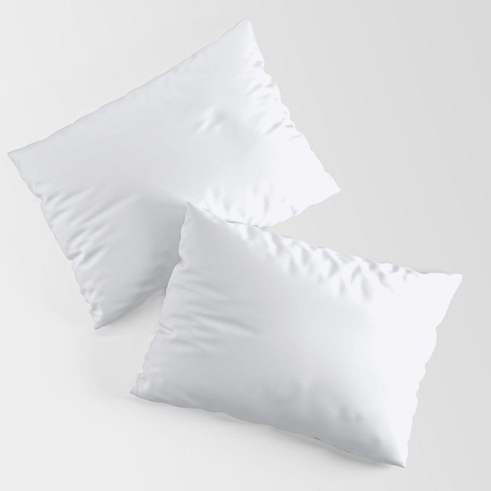 White Cheeked Pintail White Pillow Sham