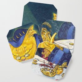 Cats of Divination / CONTEMPLATION Coaster