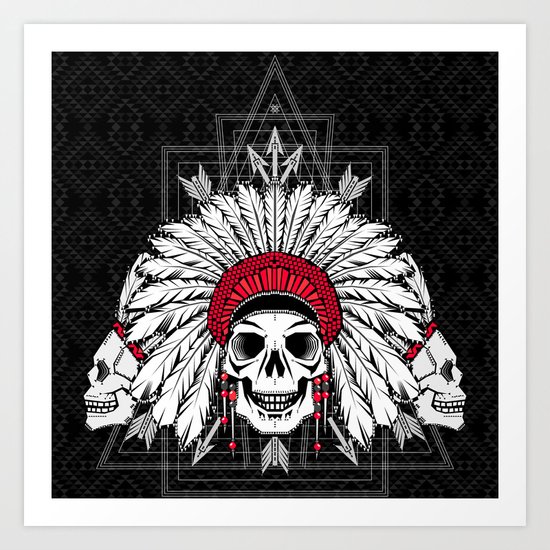 Southern Death Cult Art Print