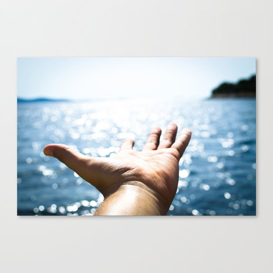 I hear them calling Canvas Print