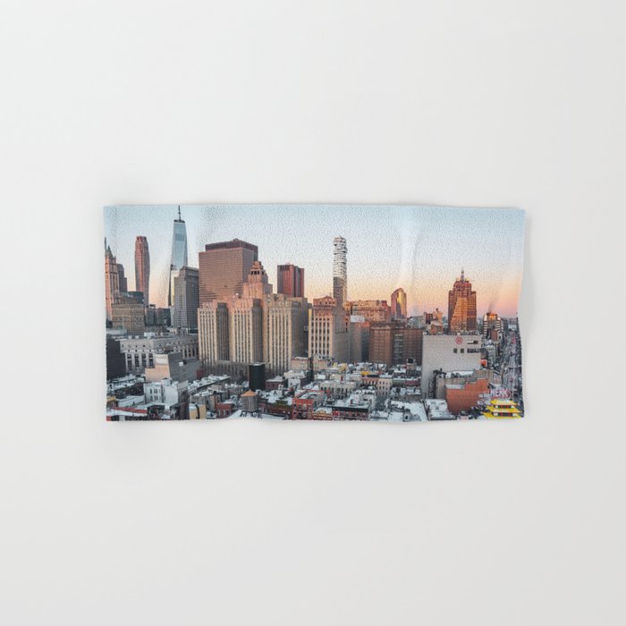 Views of NYC | Sunset in New York City Hand & Bath Towel