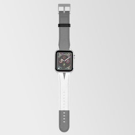 M (White & Grey Letter) Apple Watch Band