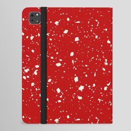 Red Terrazzo Seamless Pattern iPad Folio Case
