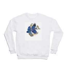 Blue Jay and Hauyne Crystals Crewneck Sweatshirt