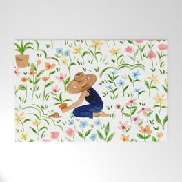 Spring Bloom Welcome Mat