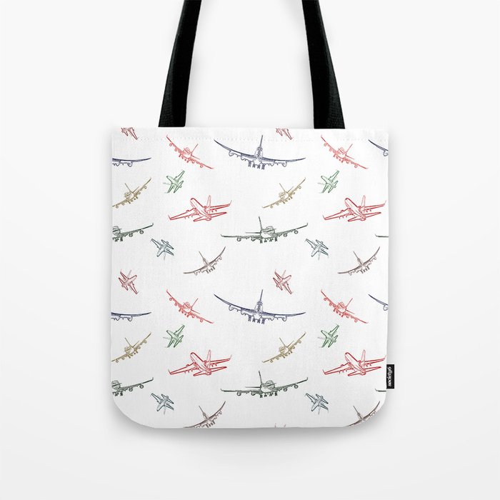 Tote bag for plane outlet