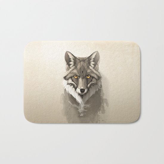 Red Fox Bath Mat