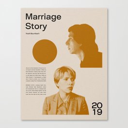 Marriage Story Poster Canvas Print
