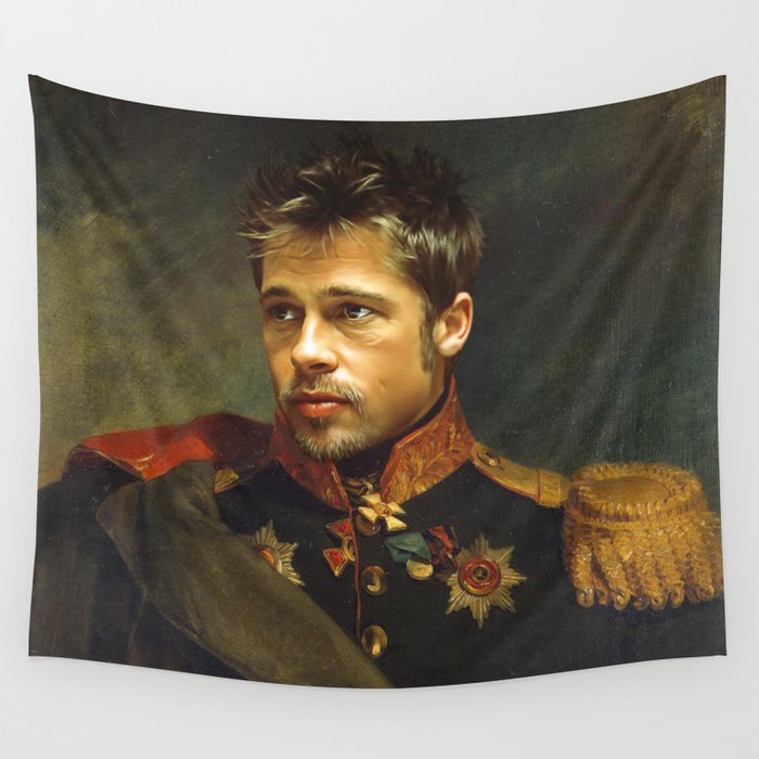 Brad Pitt - replaceface Wall Tapestry