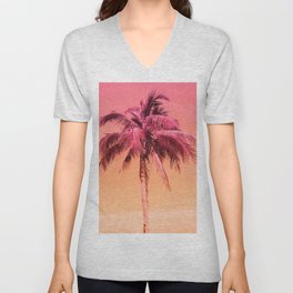 Palm Tree Beach Dream #1 #wall #art #society6 V Neck T Shirt