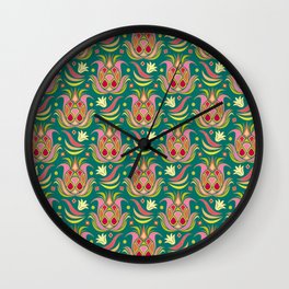 Luxe Pineapple // Tropical Island Wall Clock