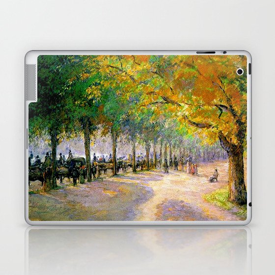 Hyde Park London 1890 By Camille Pissarro | Reproduction | Impressionism Painter Laptop & iPad Skin