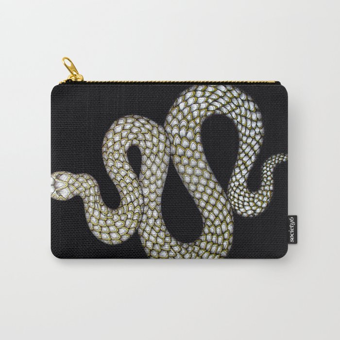 Snake's Charm in Black Carry-All Pouch