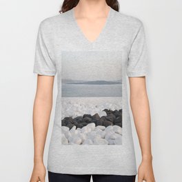 Santorini Zen Dream #7 #minimal #wall #decor #art #society6 V Neck T Shirt