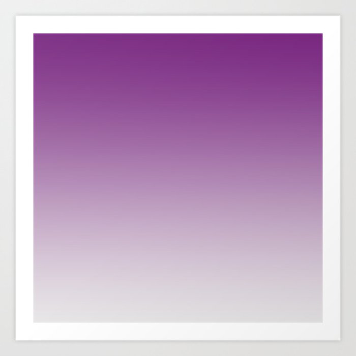 Purple Ombre Art Print