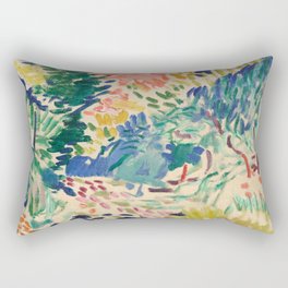Henri Matisse Landscape at Collioure Rectangular Pillow