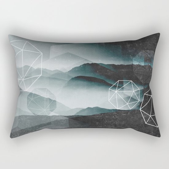 Winter Mountains Rectangular Pillow