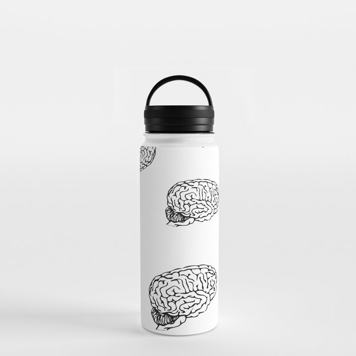 Brain Collage Water Bottle